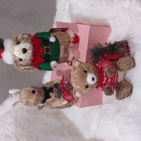 ASHLAND CHRISTMAS NATURAL DECORATIVE ANIMALS,3PC. - Picture 11 of 14